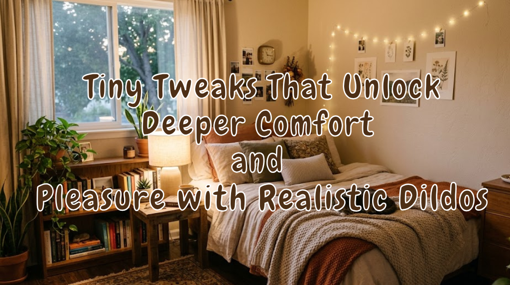 Tiny Tweaks That Unlock Deeper Comfort and Pleasure with Realistic Dildos