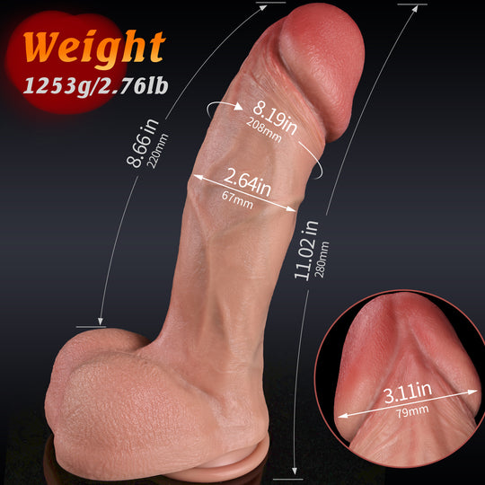 Head Honcho-Big Glans Thick Dildo