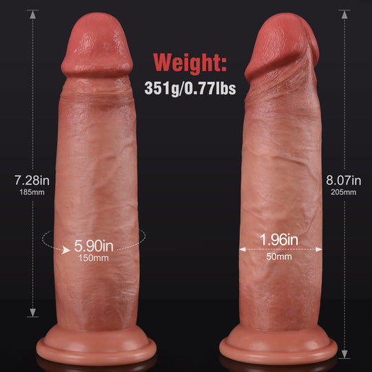 Mr. Fleshy-Movable Foreskin Real Feel Dildo