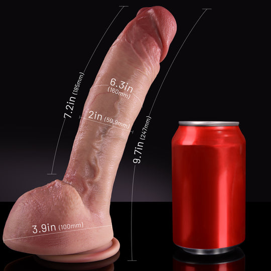 Wiggle Wand Keel & Double Layer Silicone Dildo